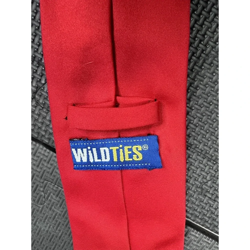 Wild Ties‎ Red Stethoscope Novelty Necktie Handmade Doctor Nurse Medical Gift - Picture 3 of 8